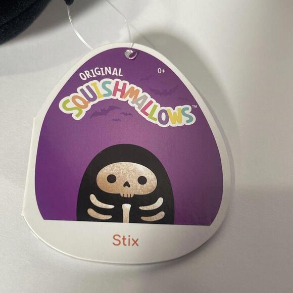 Squishmallows STIX the Skeleton 5" Kellytoy Halloween 2021 Brand New With Tags - Picture 2 of 2